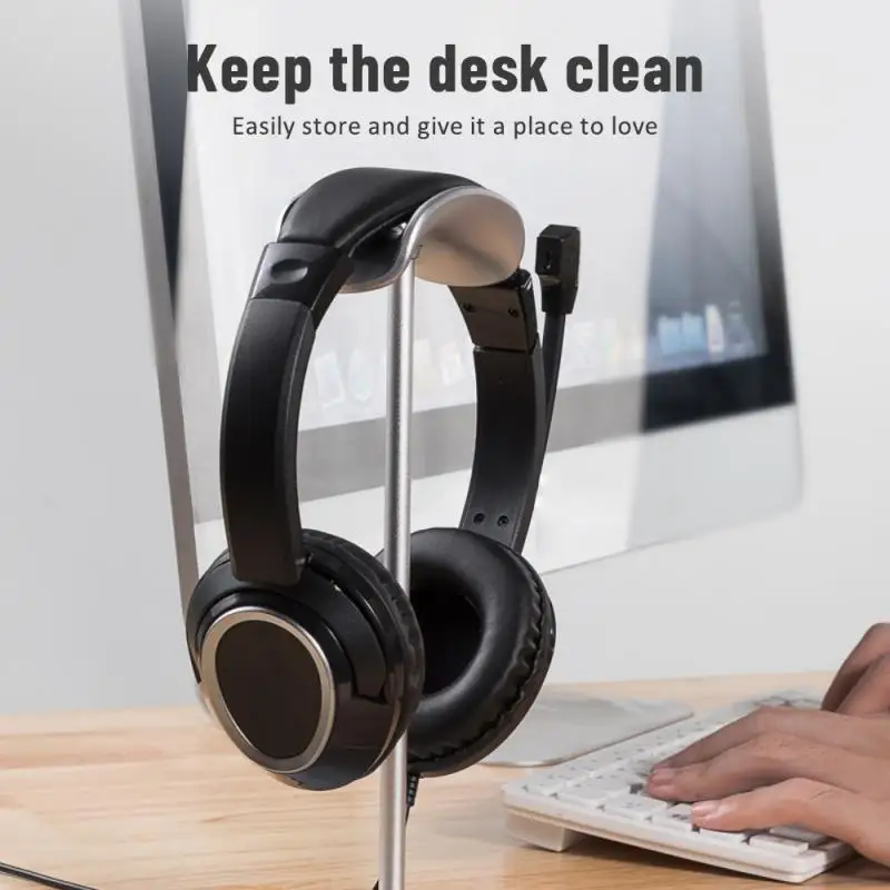 Hoofdtelefoon Display Computer Headset Rack Gamer Hanger Desktop Stand Headset Houder Universele Legering Aluminium
