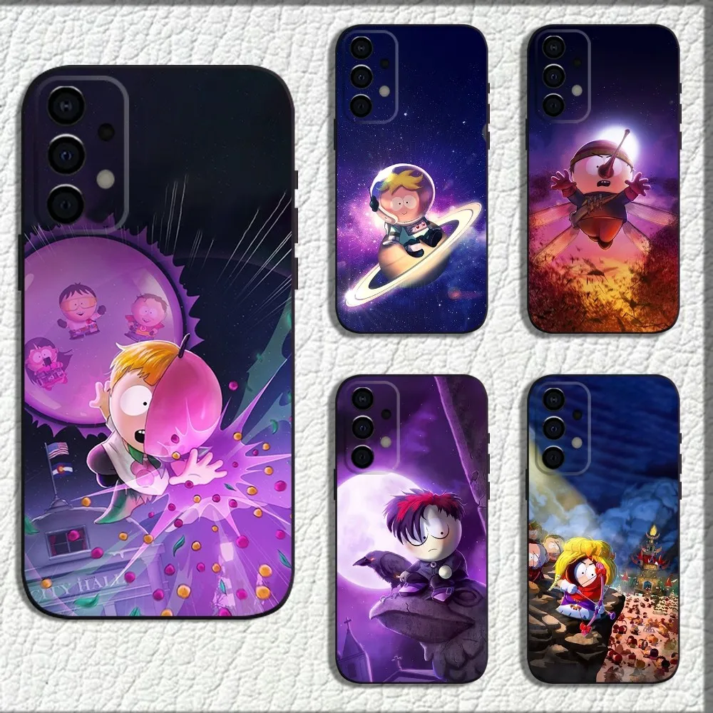 Anime S-South-S-P-Park Phone Case For Samsung Galaxy A13,A21s,A22,A31,A32,A52,A53,A71,A80,A91 Soft Black Shell