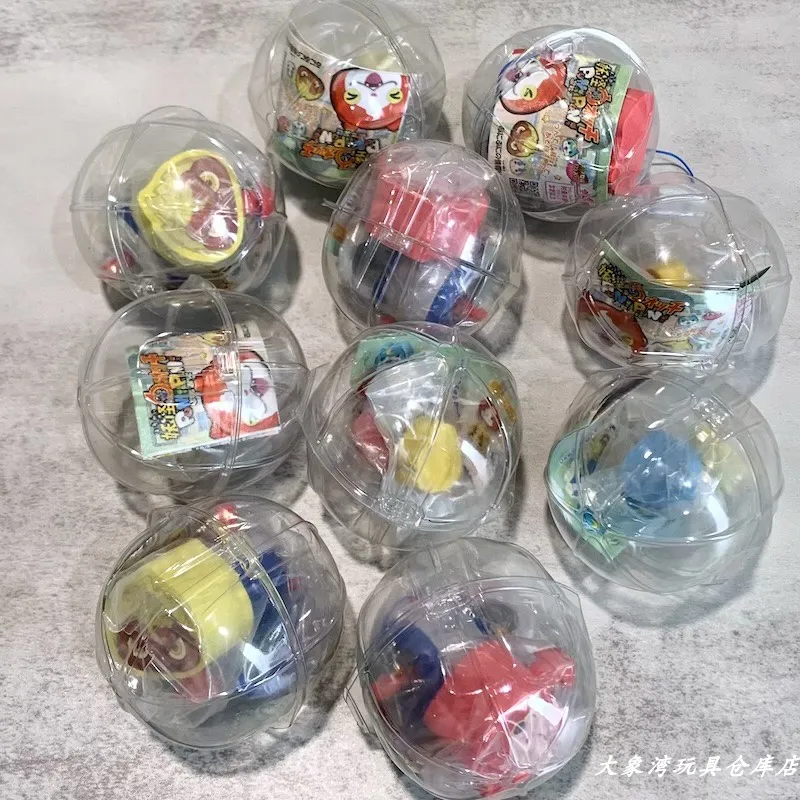 4-10 سنتيمتر اليابانية الكرتون يوكاي ساعة ممحاة الناسف عمل الشكل دمية بولي كلوريد الفينيل يوكاي ساعة لعبة روبيان #6