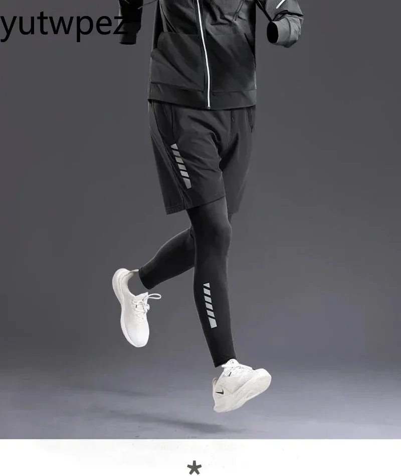 2026 Running Outdoor Compression Suits Set 3PC Workout Tights Men Sports Suit Gym Sportswear Clothes Training Jogging Tracksuits view 5