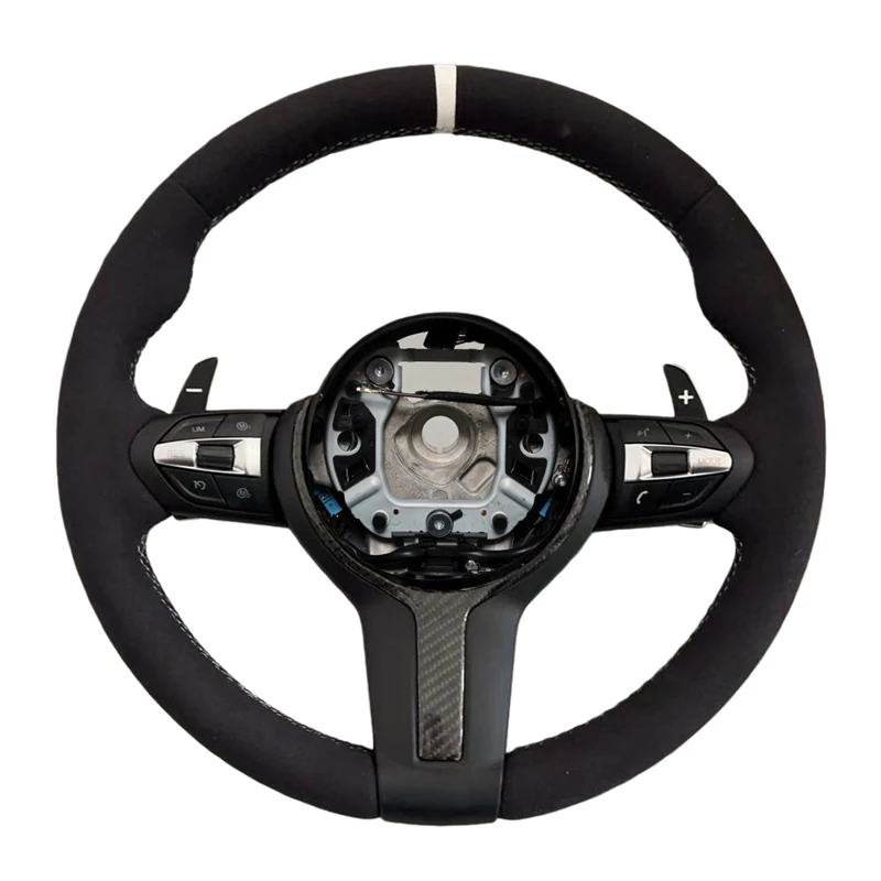ALL Suede Leather M Thread Steering Wheel For BMW F10 F11 F20 F21 F22 F25 F30 F31 F32 F33 F34 F36 F01 F06 F07 F12 F13