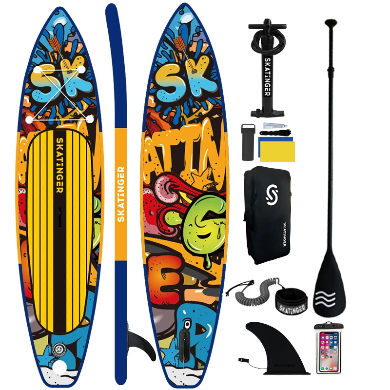 Skatinger-Tabla de paddle inflable, tabla de surf de pie, venta al por mayor, con descuento