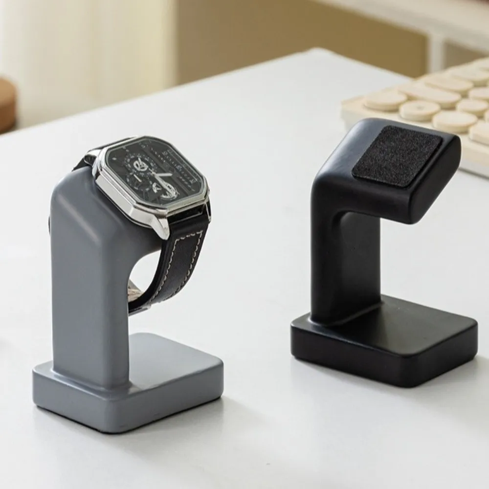 Lujoso soporte para reloj tipo C, Material de resina Simple