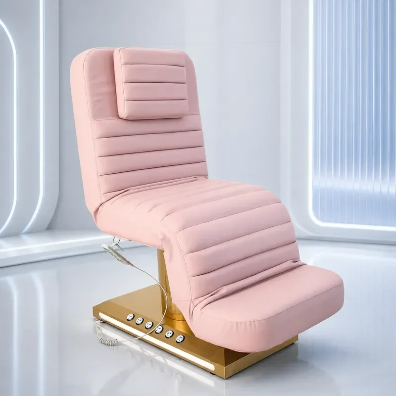 Bohorio Electric Beauty Bed with Foot Control Lifting Function for Eyelash Extension Microblading and Massage Treatment