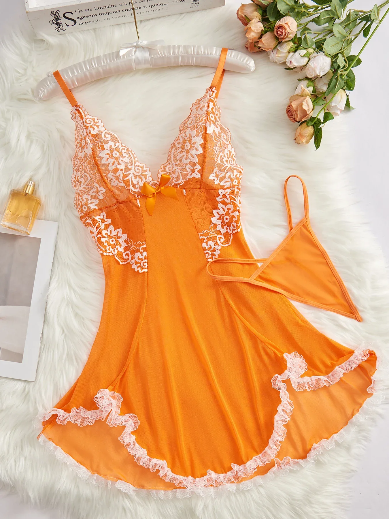 

Sexy Nightgown Women Secret Lingerie Transparent Ball Gowns Babydoll Evening Erotic Coats Temptation Long Underwear Nightdress