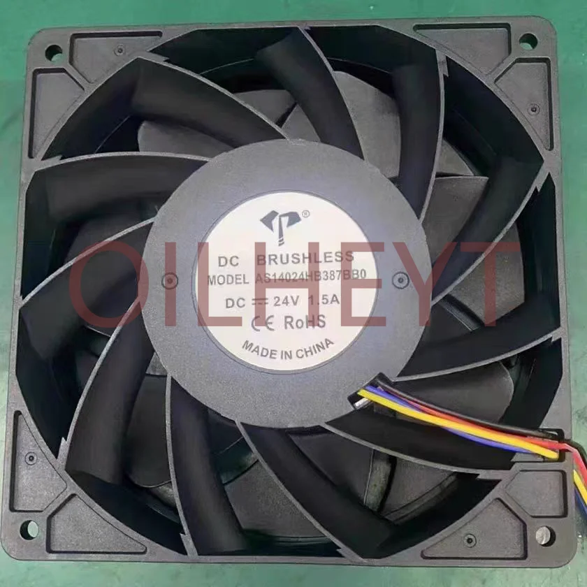 New Fan 24V 1.5A 14038 14cm Large Air Volume 4-wire PWM Speed Regulation Inverter Cooling Fan