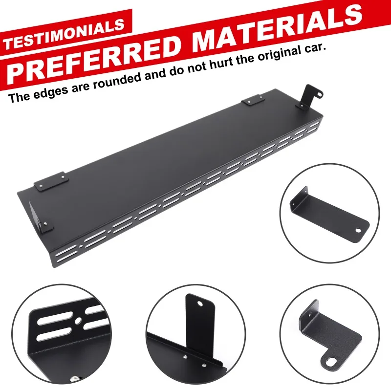 سبائك الكربون والصلب والألومنيوم لـ 2024+ Chery ICAR 03/Jaecoo J6/Fulwin X3 مقصورة تخزين الجذع ملحقات السيارة #3