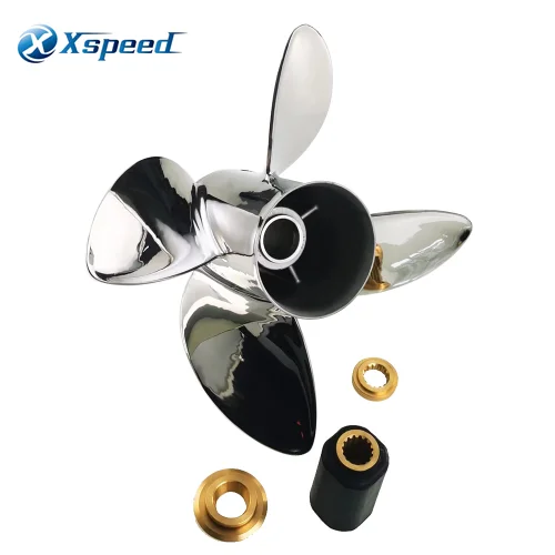 

15 1/4 ''X26'' 150 ~ 300 л.с. 4-лопастной морской гребной винт из нержавеющей стали для подвесного двигателя Suzuki