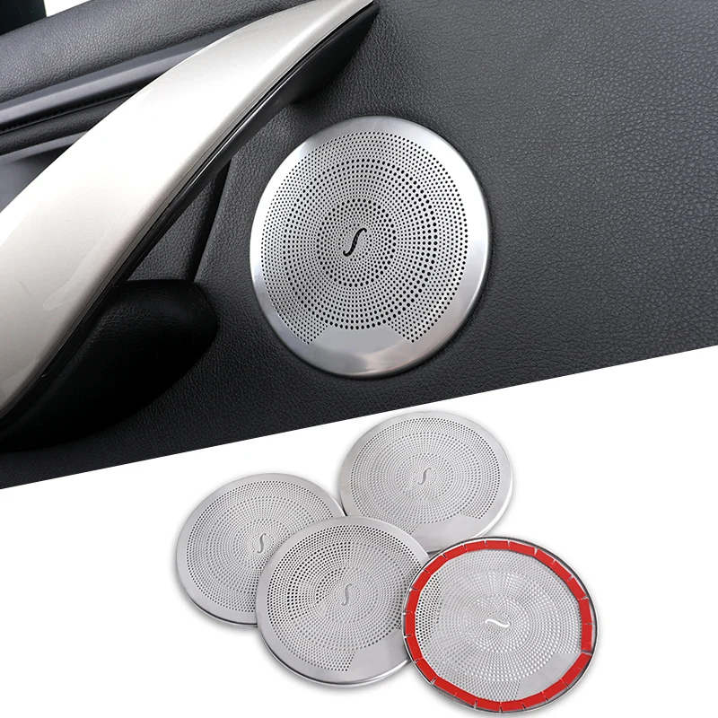 4 SZT. Naklejki na głośniki samochodowe ze stali nierdzewnej do BMW serii 3 4 3GT F30 F31 F34 F35 F32 F36 2013-2019
