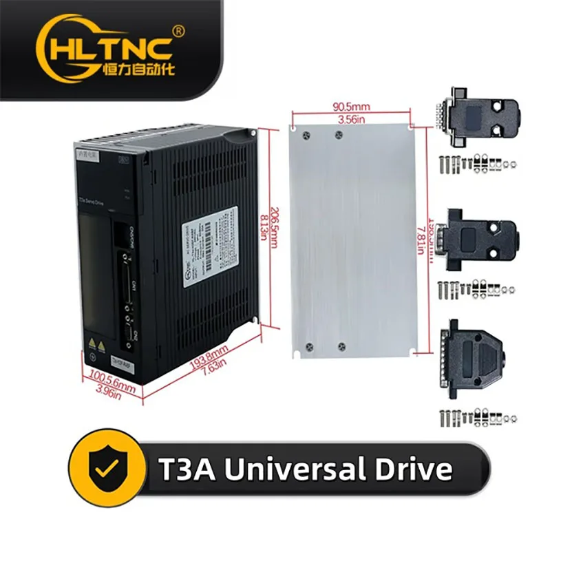 

Universal Servo Driver T3A and External Resistor 1500W 2000W Input Voltage 380VAC Suit for 110 130 150 180 Servo