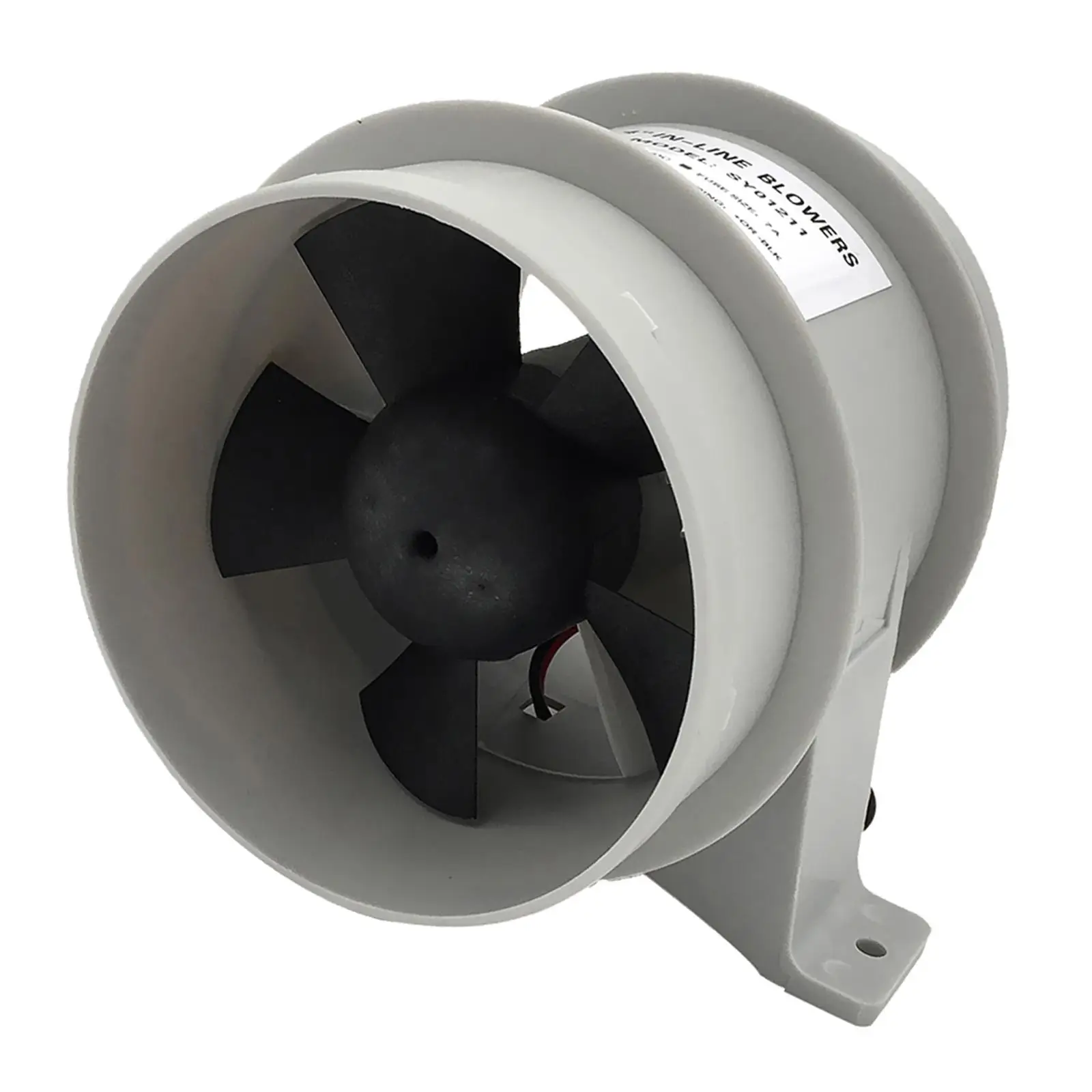 Marine 12V Nickel-plated Motor Housing Quiet Blower Water Resistant High-volume Air Flow 4 Inch Diameter Corrosion Resistant