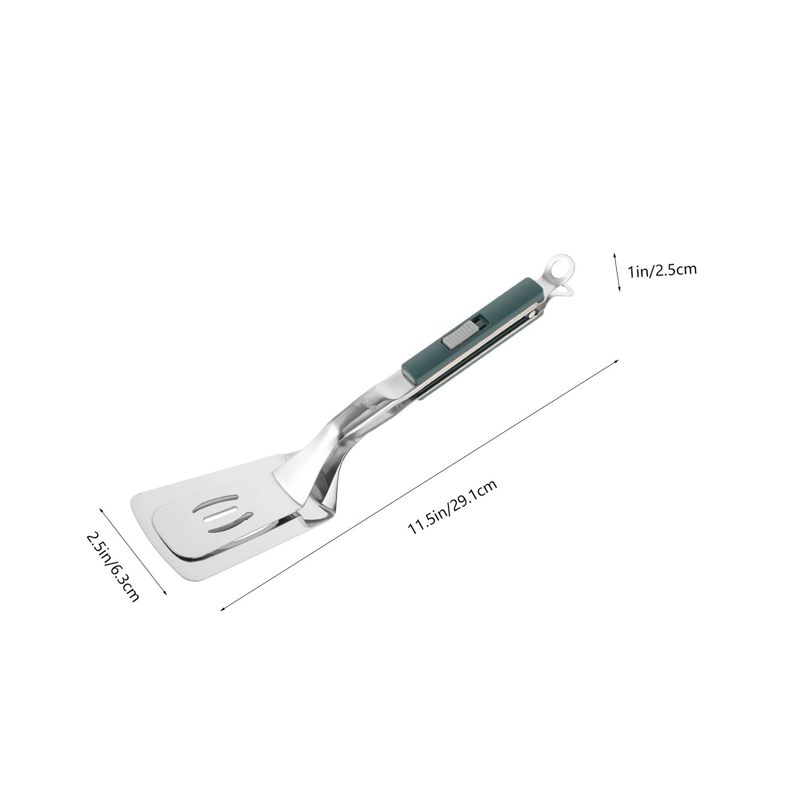 

1pc Griddle Spatula Stainless Steel Cooking Shovel Non-Stick Steak Tong Flip Fish Clamp Multi-Functional Kitchen Tool Home