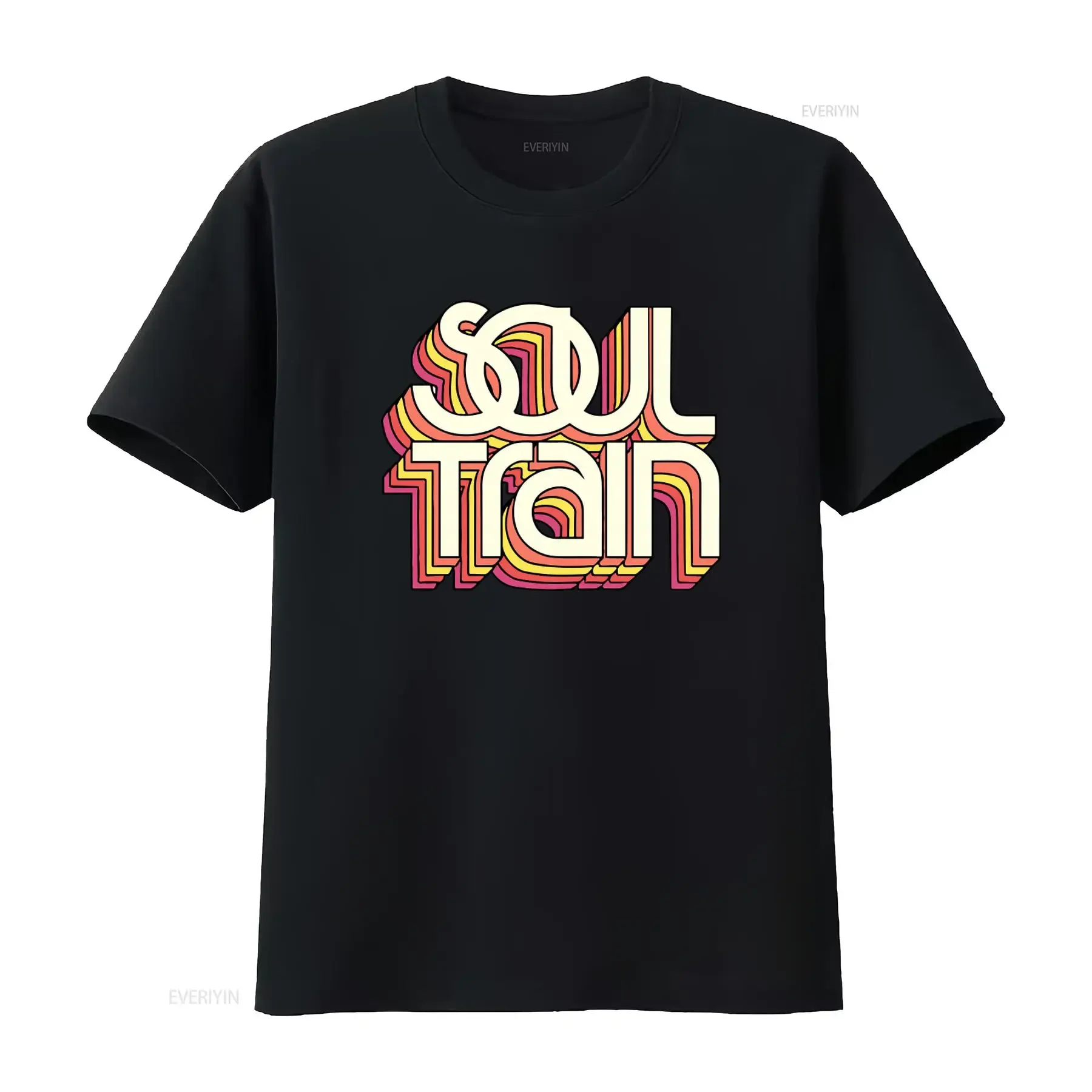 Soul Train Retro Vintage 70's Funk Disco Dance Music TV Show Men's T Shirt vintage Washed Slightly graphic designer clothes