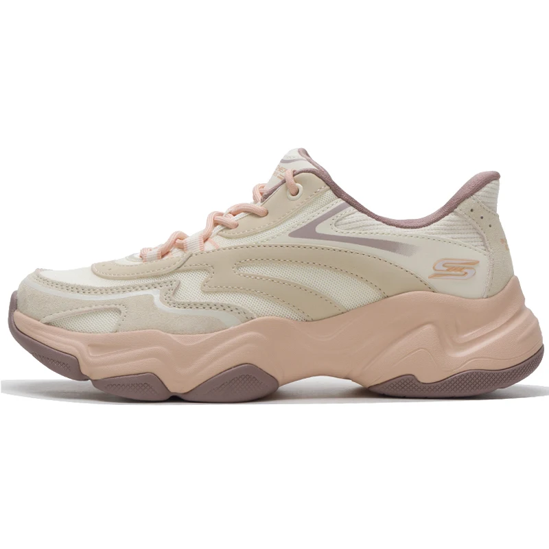 

Skechers Women's Sneakers Retro Trendy Fashion Dad Shoes Thick-Soled Casual Panda Shoes 117692-Ntpk