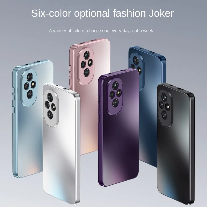 For Huawei Honor 200 Pro 200 100 Pro 100 Matte Feel Lens All-Inclusive Anti-Slip and Anti-Shock Case