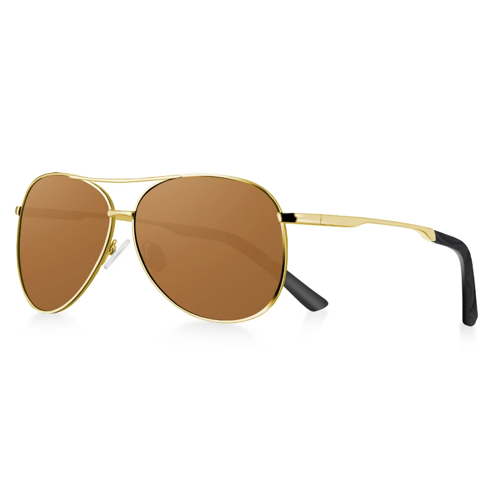 CRIXALIS Modische Piloten-Polarisierte Sonnenbrille für Damen Blendschutz Outdoor-Sport Fahrsonnenbrille für Herren Verspiegelte Anglerbrille UV400-Schutz – Detail 12