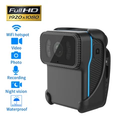 Caméra d'action Portable 1080P HD CS02 WiFi DV, étanche, enregistrement en boucle, Vision nocturne IR, vidéo MP4