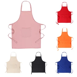 Solid Color Flower Shop Apron Lightweight Casual and Anti Fouling Gardening Work Clothes for Home and Kitchen Customized LOGO