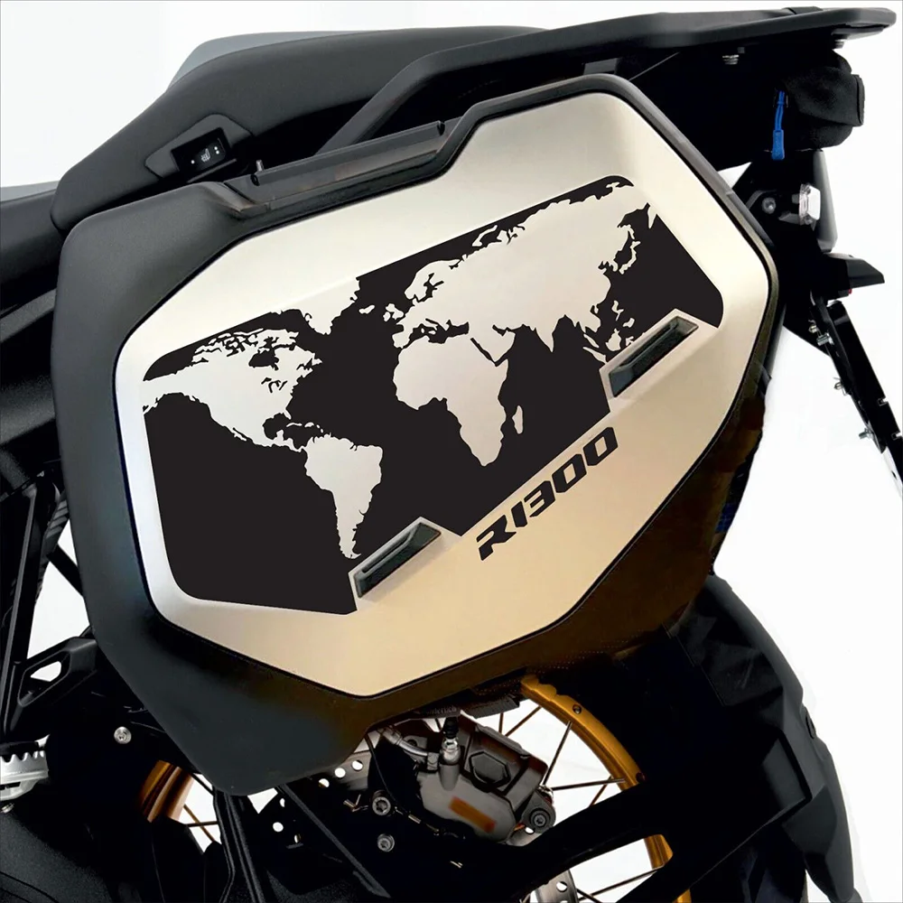 For BMW R 1300 GS R1300GS Motorcycle Side Suitcase Stickers Protective Decal