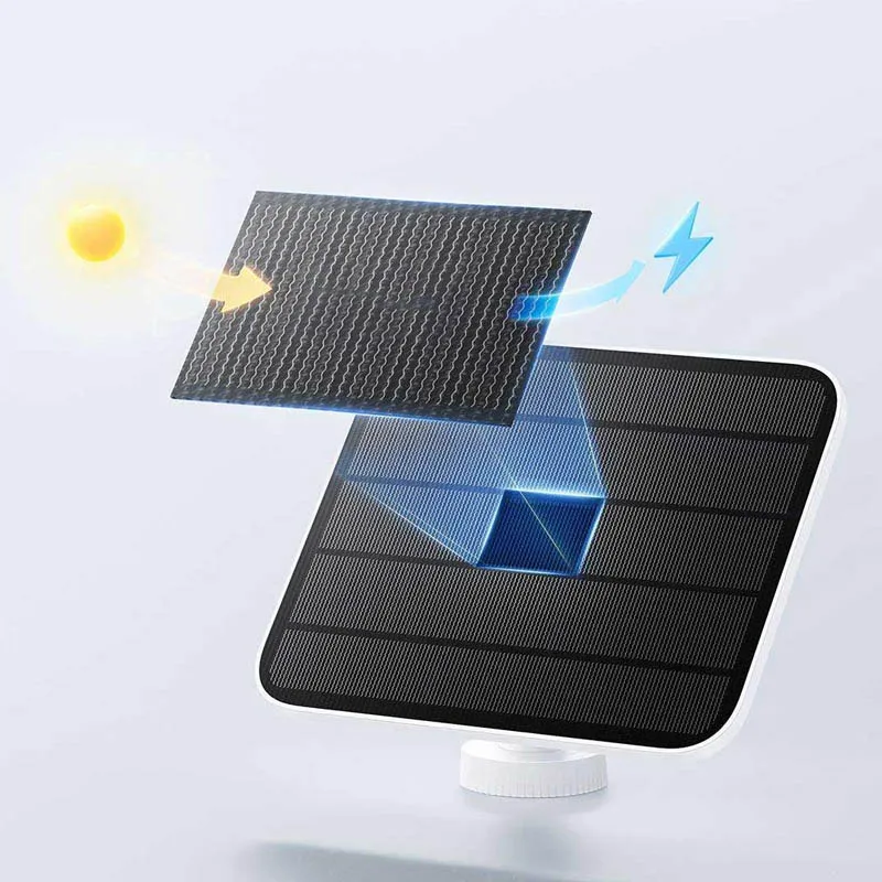 Imagem -04 - Painel Solar Xiaomi para Câmera ao ar Livre Bw500 Câmera Série bw Conversão Fotoelétrica Usb-c Ip66 Novo 2023