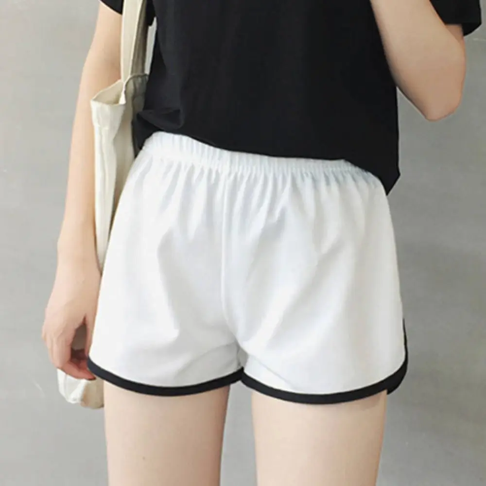 Fashion High Waist Wide Leg Shorts Loose Fitness Yoga Shorts for Women Casual Ins Style Sport Shorts Streetwear