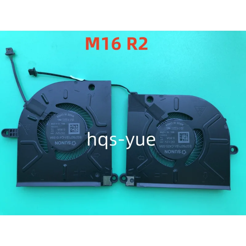 Original for DELL Alienware M16 R2 COOLING FAN R L 02GN4X