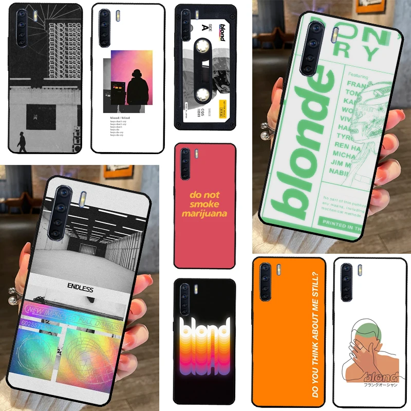 Blonde Case For OPPO A17 A57 A77 A16 A76 A96 A52 A72 A5 A9 A31 A53 A15 A91 A93 A94 A74 A54 Cover