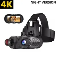 Binoculares de visión nocturna NV8160, Zoom Digital 8X, casco táctico, gafas de montaje en cabeza, telescopio de caza, binoculares infrarrojos 4K