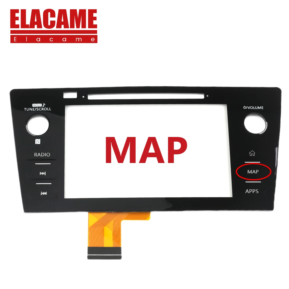 For Subaru Legacy Outback 2018-2019 WRX 2020 RHD 8 Inch Touch Screen Glass Digitizer 86431-AL66A 86431AL66A
