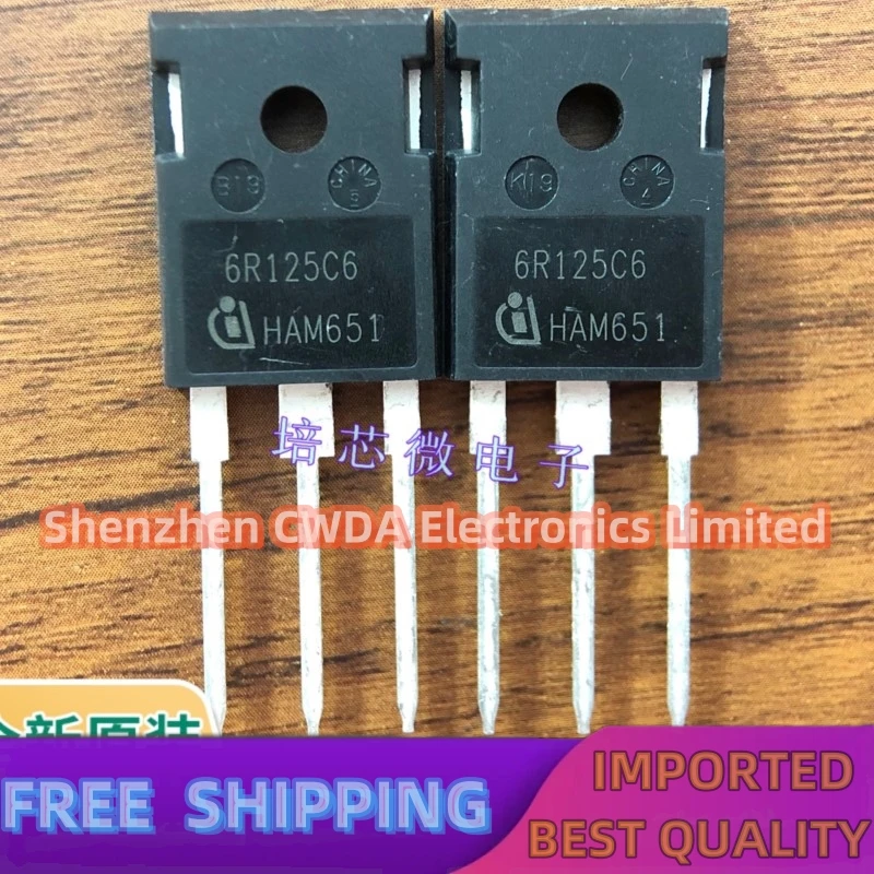 10PCS-20PCS  6R125C6 IPW60R125C6 TO-247 30A 650VMOS In Stock Can Be Purchased 