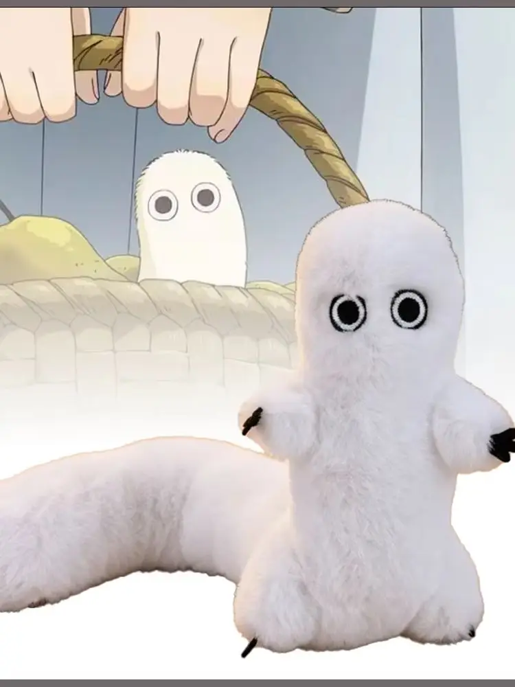 Hexenhut-Atelier Fudeworm Plüschtiere Flauschige Formbare Niedliche Stofftiere Anime Brush Buddy Puppen Fans Geburtstagsgeschenke Wohndekoration