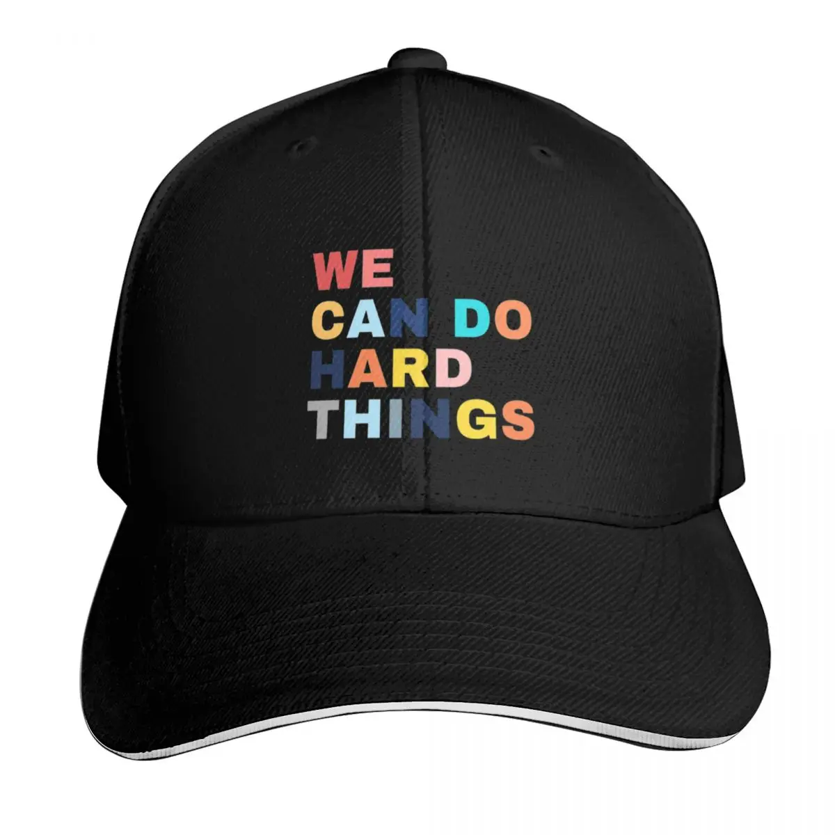 We can do hard things Baseball Cap Outdoor Golf Running Hiking Summer Beach Travel Streetwear Hip Hop Trendy