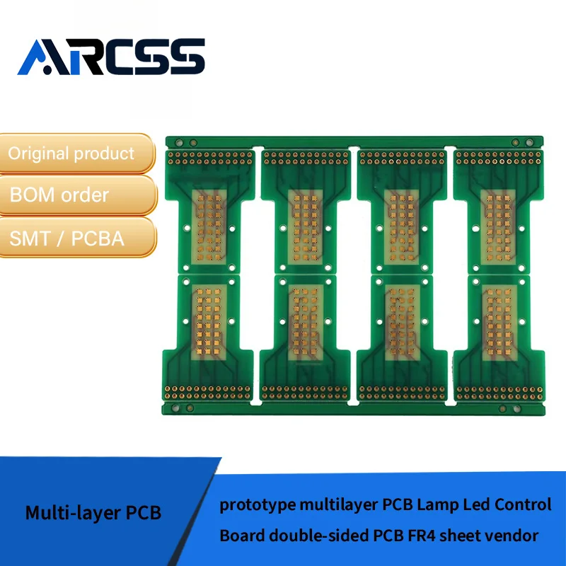 プロトタイプ多層 PCB ランプ LED 制御ボード両面 PCB FR4 シート ベンダー