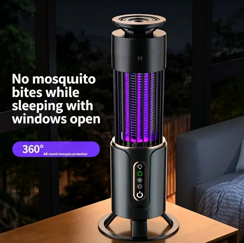 

Mosquito Repellent Device, Professional Electric Shock Mosquito Killer Lamp for Outdoor Camping, Office & Home Night Light