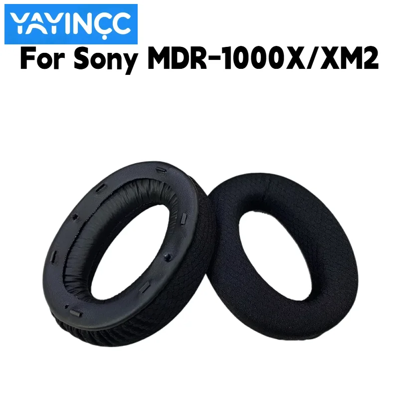 Atmungsaktive Ersatz-Ohrpolster aus Netzstoff für Sony MDR-1000X/WH-1000XM2 Kopfhörer, Reparaturteile, kein Haarausfall. – Detail 6
