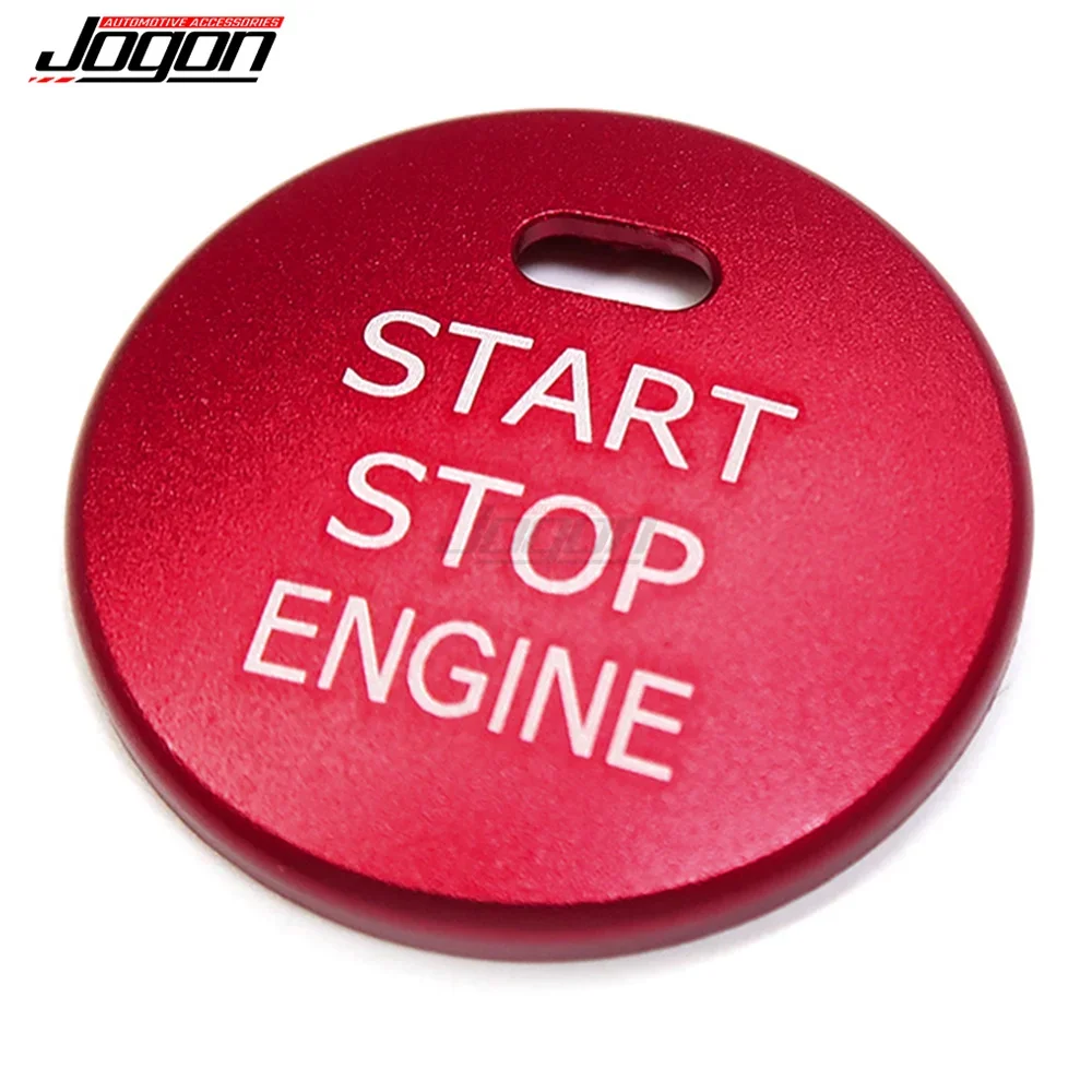 For Hyundai Elantra MD Sonata i30 i45 YF Aluminum Alloy Start Stop Engine Device Button Switch Cover Interior Car-styling