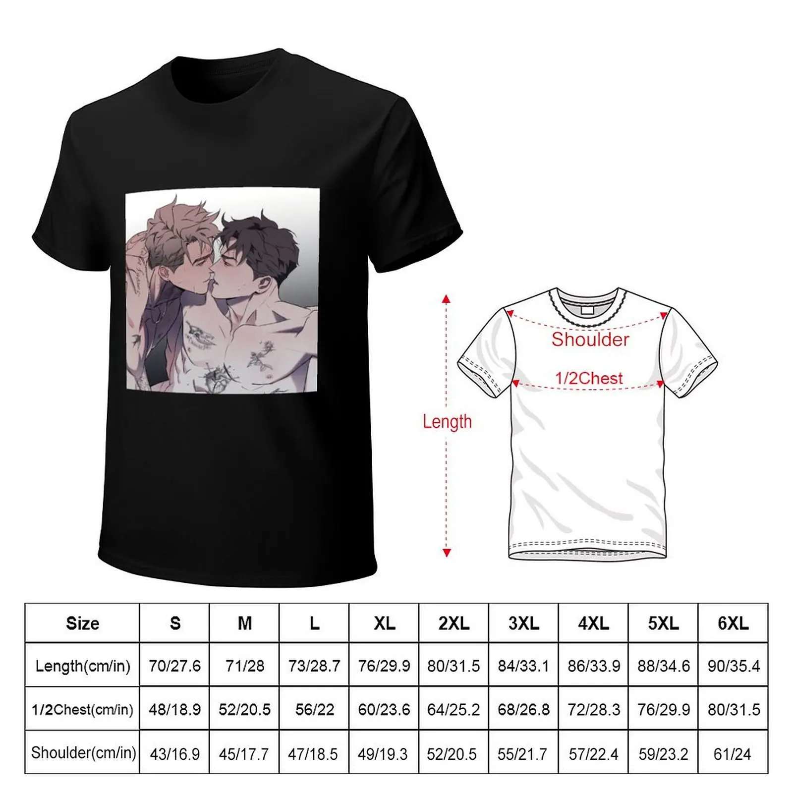 Wetsand Manhwa Wet sand T-Shirt t shirts for man cotton soft T-Shirt