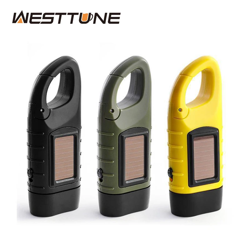 LED Solar Power Flashlight 1