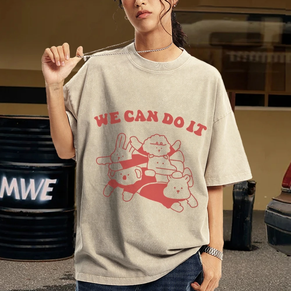 We Can Do It T-Shirt Mindful Reminder Motivational Tshirt Self Love Shirts Girlfriend Tee Inspirational Positive Top Tee