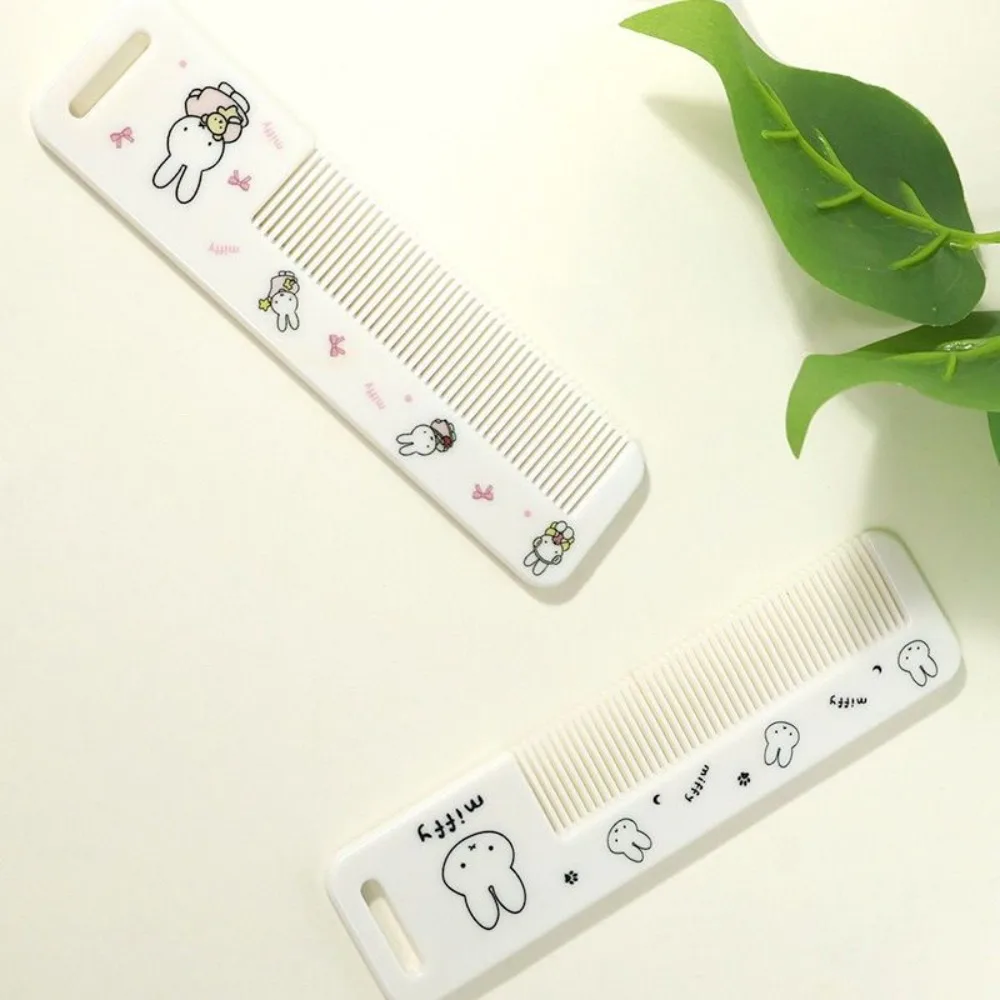 Miffy Comb Anti-static Hairdressing Home Fine-tooth Comb Portable Straight Hair Knot-free Student Cartoon Exquisite Gift