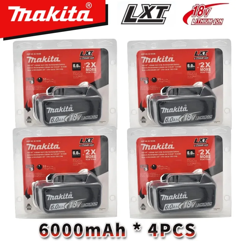 

Original Makita100% battery 18V 6.0Ah rechargeable battery, replacing Makita BL1830B L1840B L1850B L1860B,power tool battery