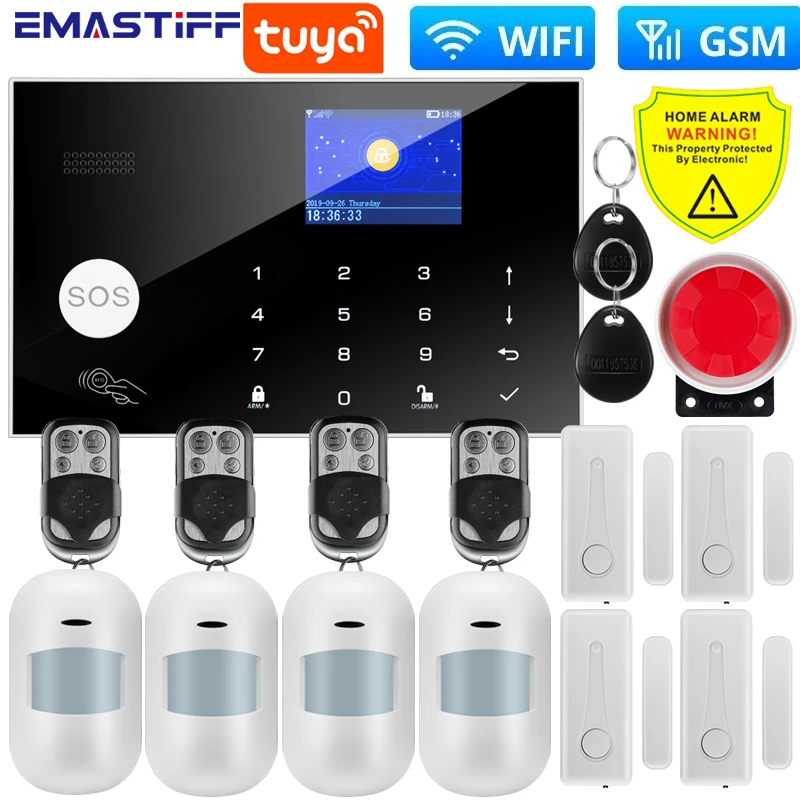 wifi-alarm-system-for-home-burglar-security-work-with-tuya-smart-house-app-control-433mhz-gsm-wireless-with-motion-sensor