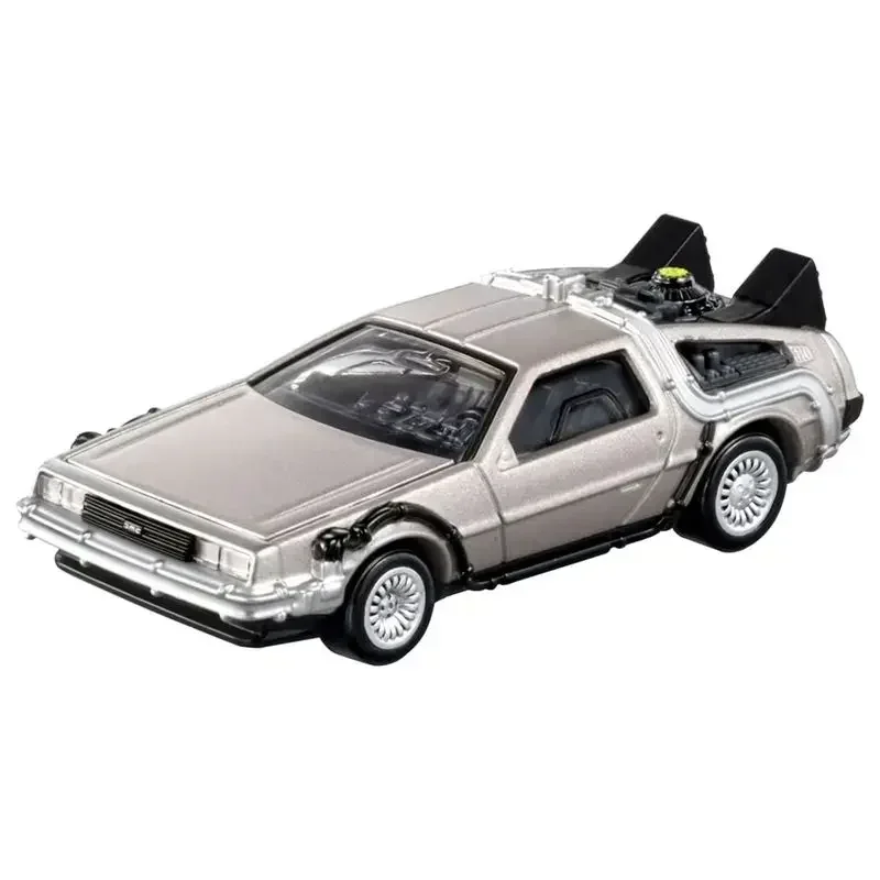 TAKARA TOMY Tomica Unlimited TP07 Powrót do przyszłości DeLorean DMC-12 Zabawki ze stopu Pojazd silnikowy Odlewany metalowy model Prezenty