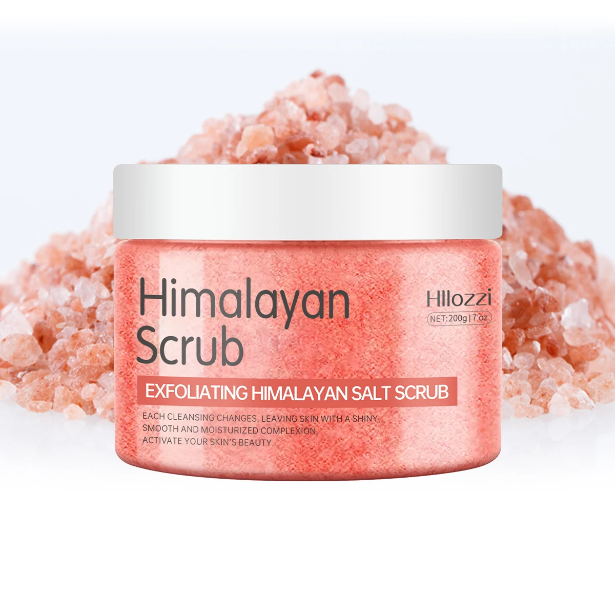 200g Himalaya Zout Body Scrub Exfoliërende Diepe Reiniging Kurkuma Hydraterende Hydraterende Kokosnoot Koffie Gladde Huid