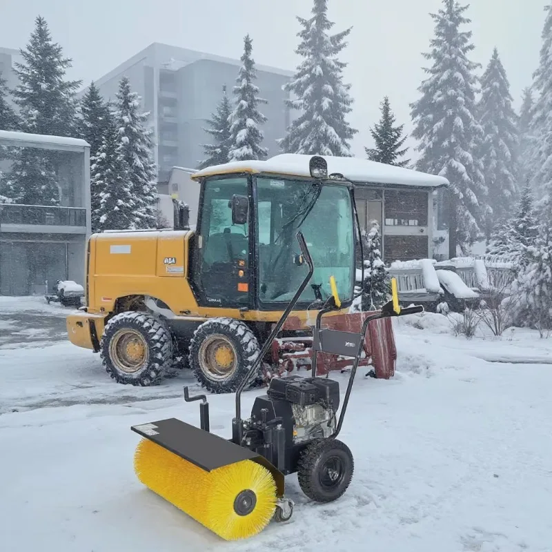Chinese Factory's New Hand-Pushed Snowplowfor Snow Removal on Roads with Durable Bearings Gear in Construction Industries