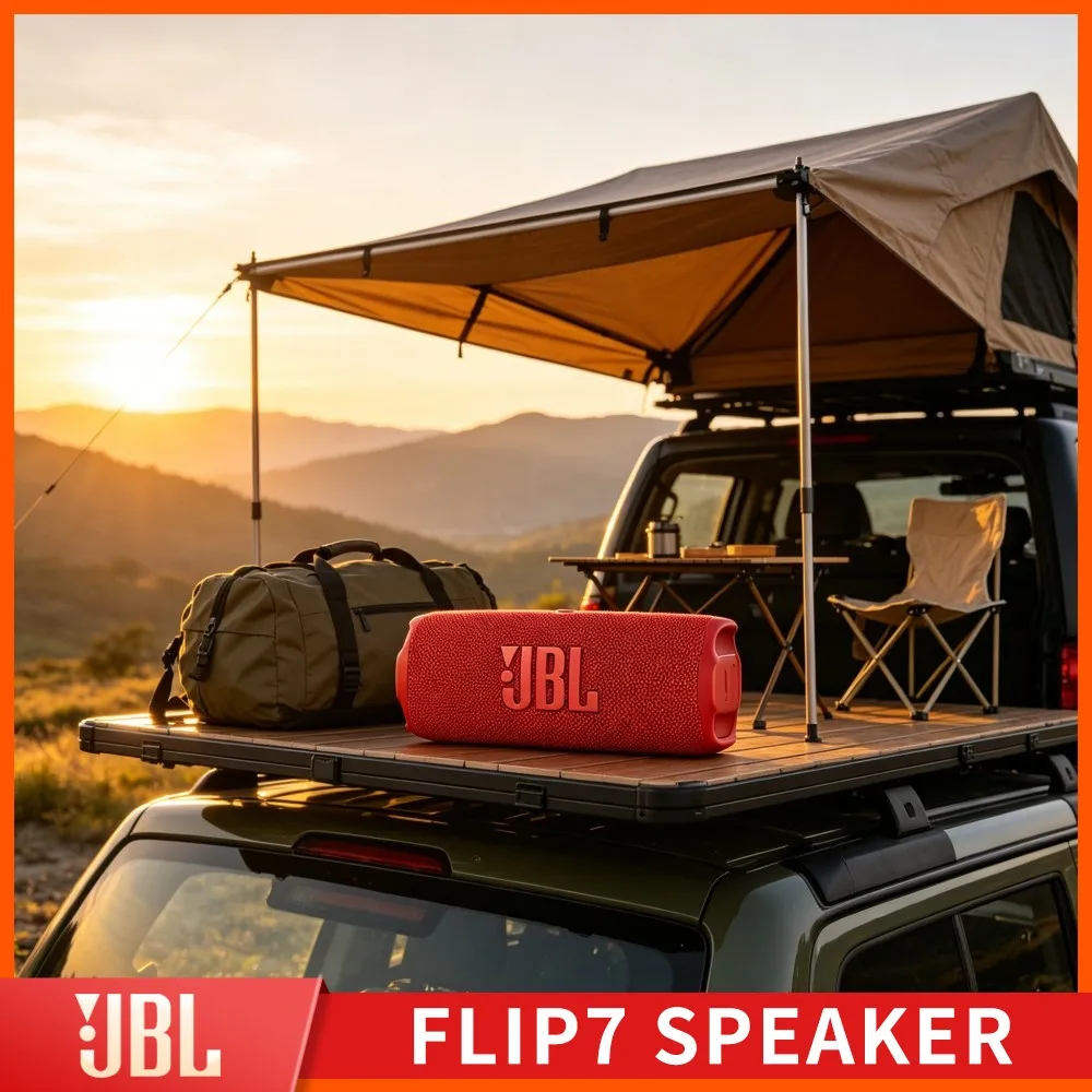 Gully Farm Rich Bass JBL FLIP7 Wireless Speaker RGB IP67 Waterproof Handsfree Stereo TF Card USB Valley Sound Box