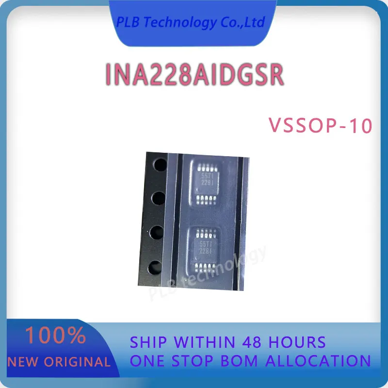 

Original INA228 INA228AIDGS VSSOP-10 Digital Power Monitors Amplifiers Electronic IC Chip New Stock