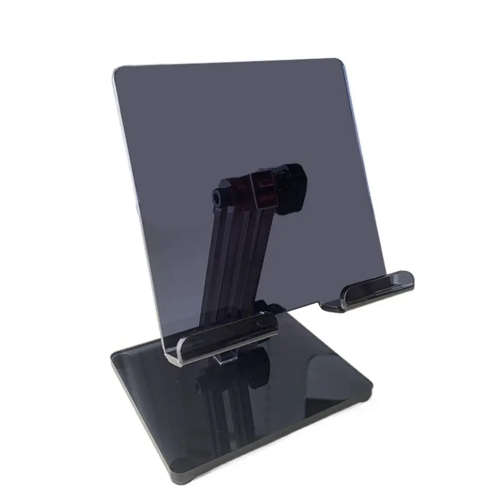 

Convenient Adjustable Acrylic Tablet Stand Anti-slip Portable Transparent Holder Sturdy Durable Folding Bracket Desktop