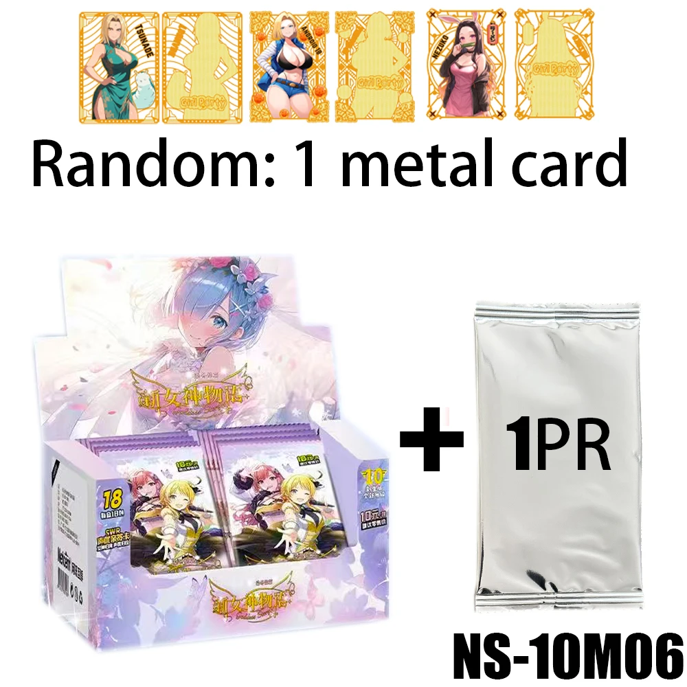 Goddess Story Ns-10M06 Card Series Tcg Anime Girl Party Swimsuit Bikini Feast Booster Box Fighting Gold Toy Christmas Gift