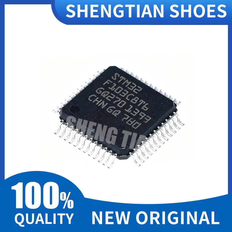 5pcs/lot STM32F103C8T6 STM32F103C8 STM32F103 QFP-48 In Stock